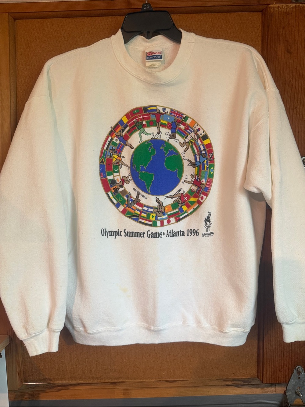 Vintage 1996 Atlanta Olympics Sweatshirt Hanes Heavyweight XL Unisex